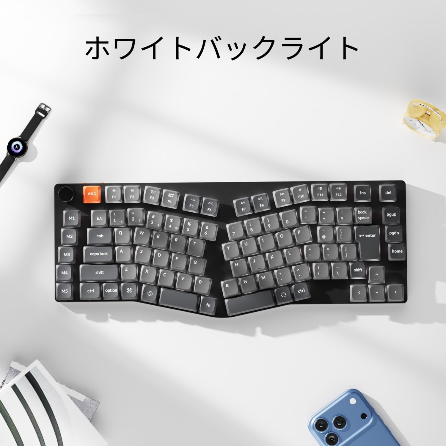 Amazon | 【国内正規品】Keychron K15 Max QMK/VIA ワイヤレス