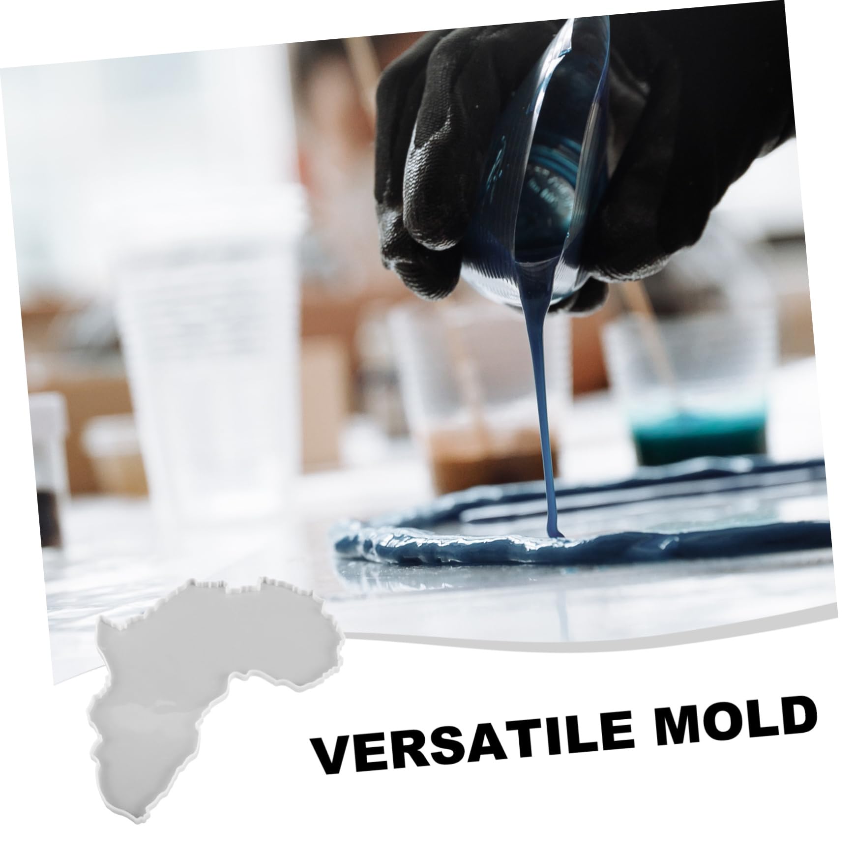 STOBOK 2stücke Silicone Mold Für Schmuckherstellung Karte Tray Form Für Epoxidharz Kreative Bastelideen Für Familienprojekte Wiederverwendbar Und Langlebig