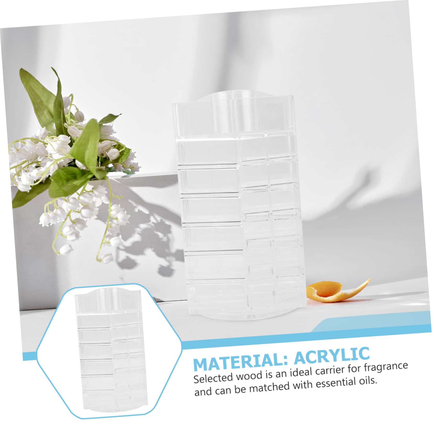 Beavorty Porta Rossetto in Acrilico Porta Smalto e Lucidalabbra Organizer per Rossetto e Trucchi Design Creativo per Ordinare Cosmetici