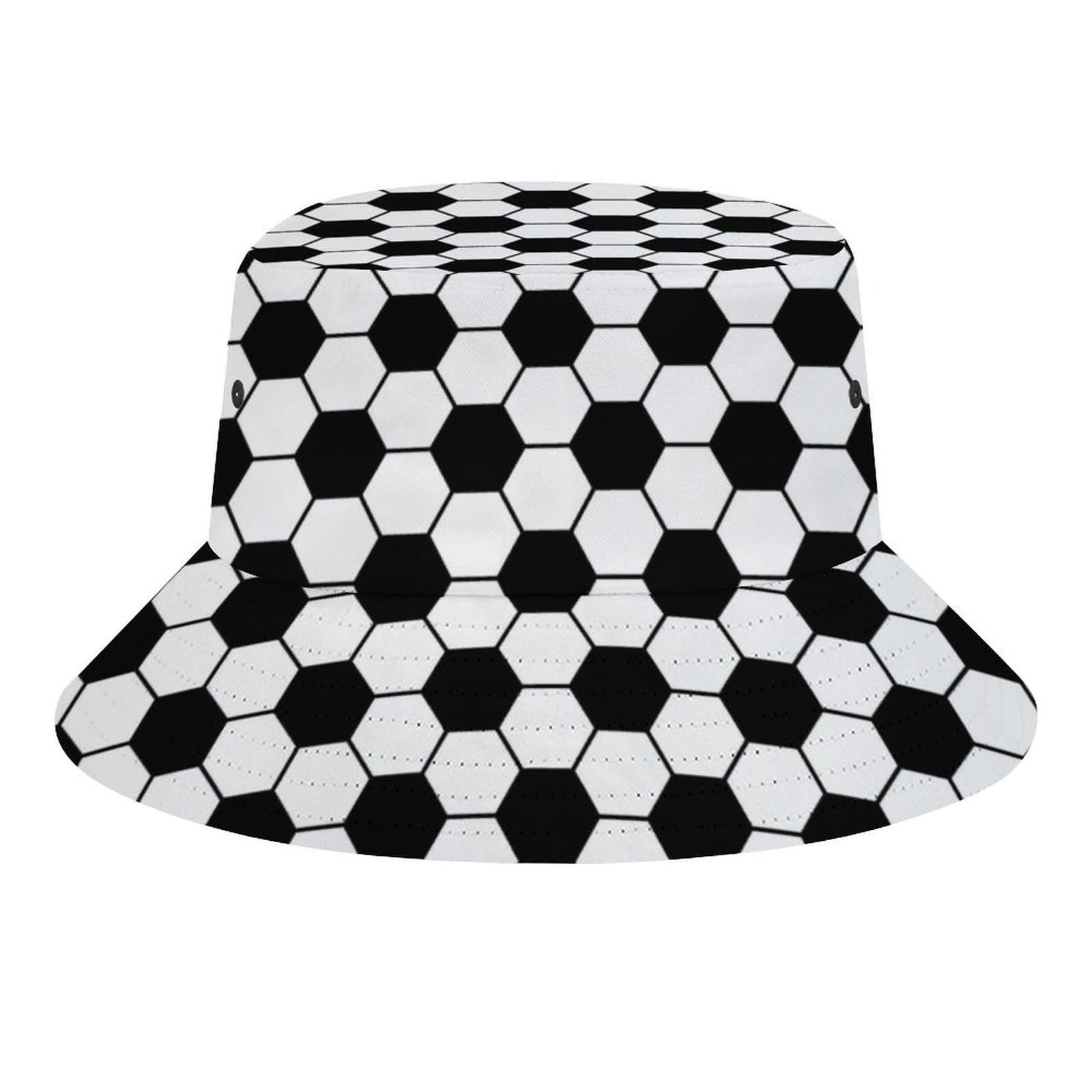 Fabretto Soccer Bucket Hat for Women Men Packable Fisherman Hat Sun Cap Travel Outdoor Beach Caps