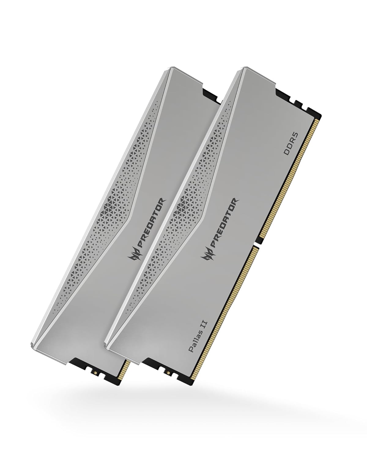 Acer Predator Pallas II DDR5 RAM 32GB (16GBx2) 6000MHz CL36 - Intel XMP 3.0 & AMD Expo - Memoria per computer gaming (Argento) - RAM