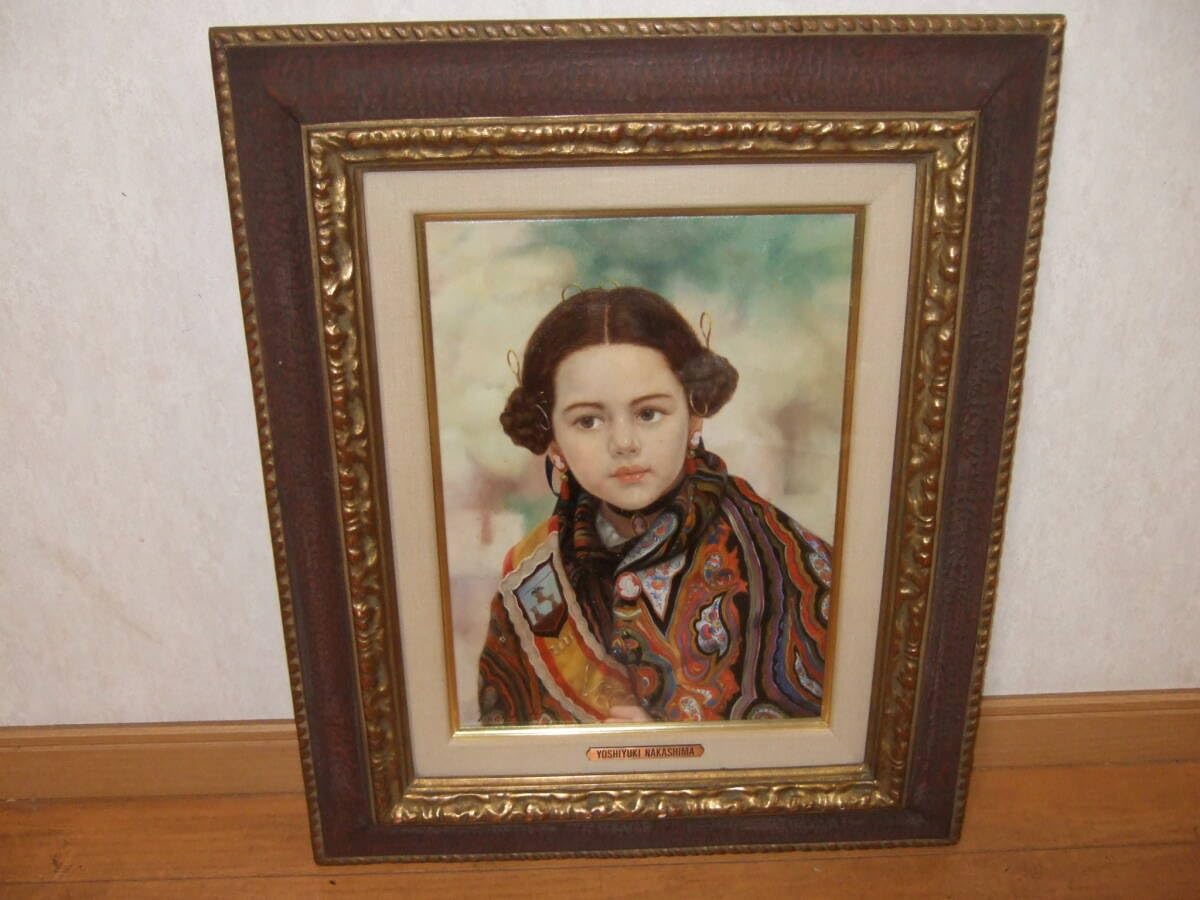 【真作】　中島義行　天才写実画家　油彩画　4F Amazon.co.jp: 真作 中島義行 天才写実画家 油彩画 4F : おもちゃ