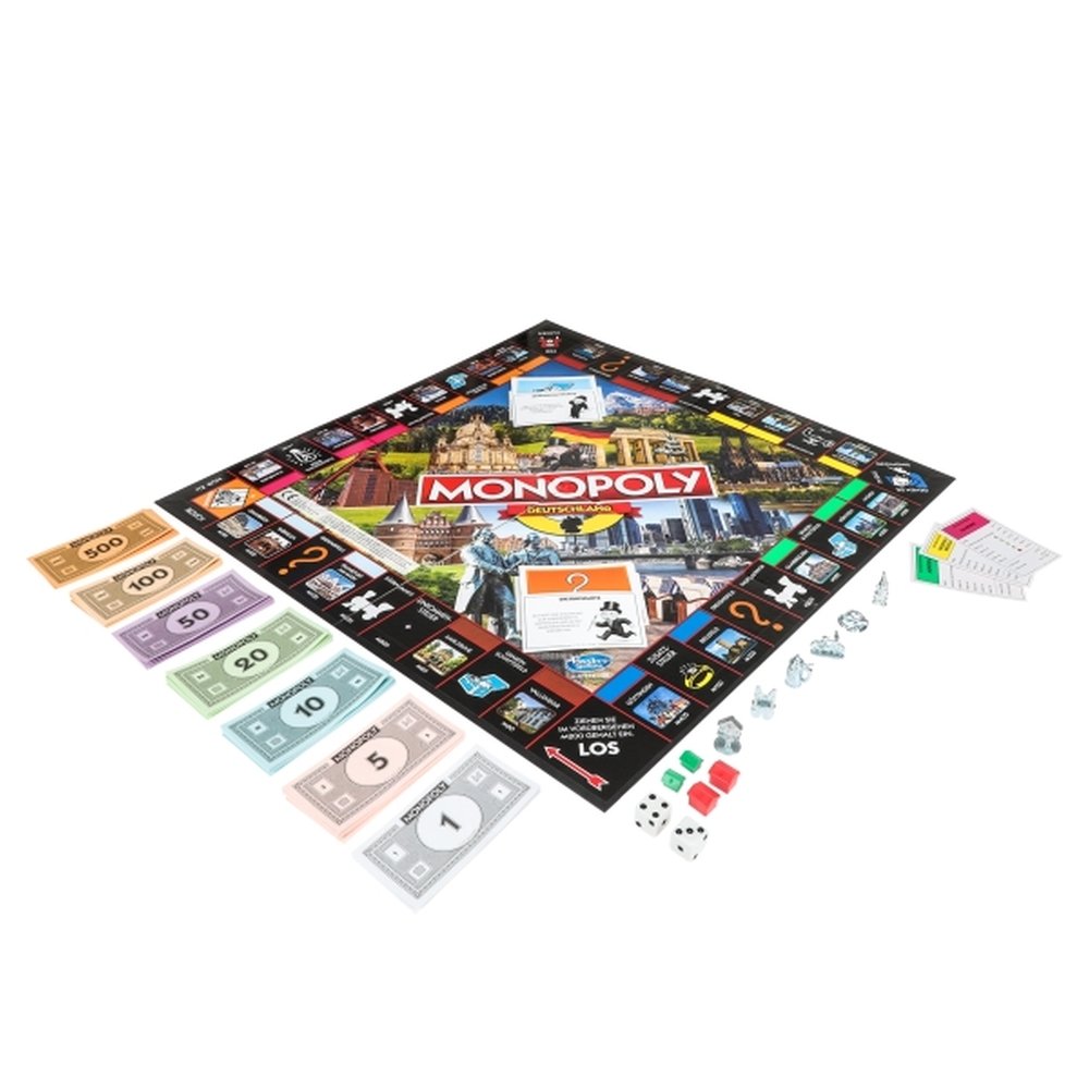 Hasbro Gaming E1553100 Monopoly Deutschland, Familienspiel