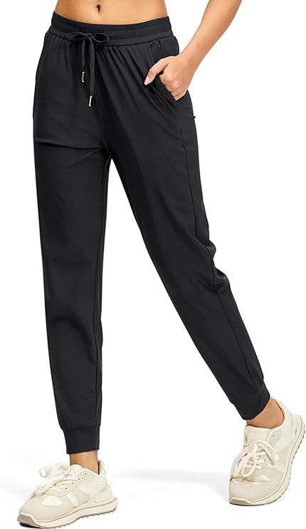 Women's Athletic Pants Lightweight Quick-Dry with Pockets Sweatpants for Tracking, Workout, Lounge, Jogger Pants