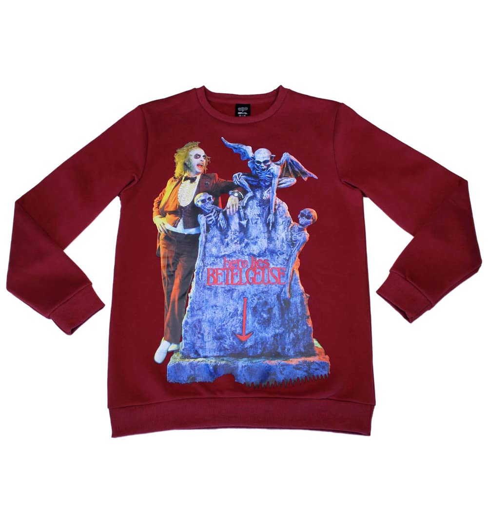 Beetlejuice Tombstone Crewneck Sweater
