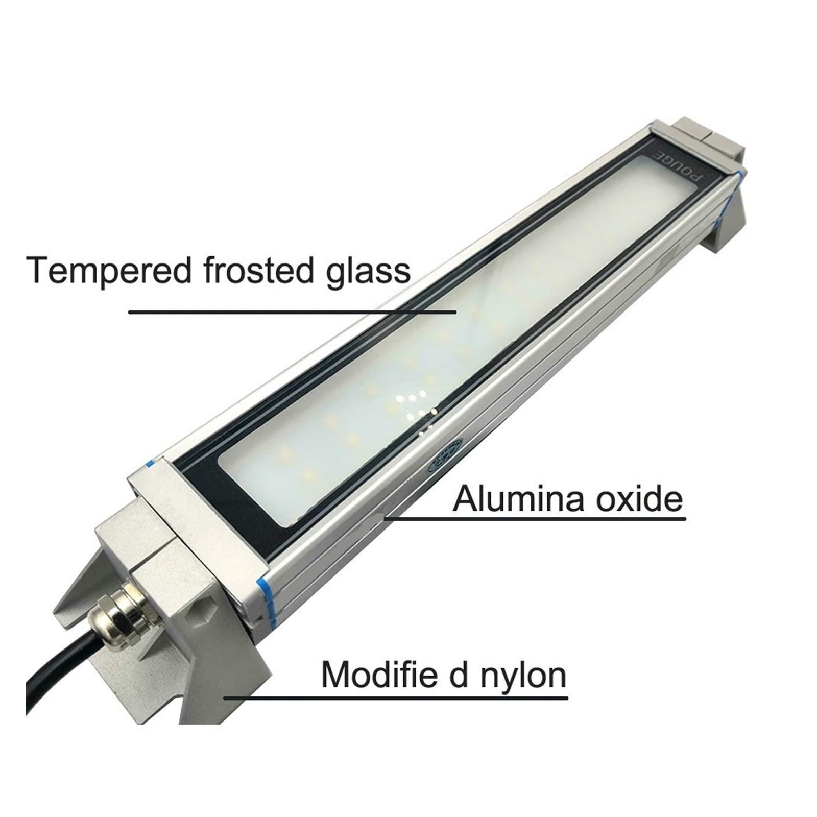 Las Luces De Trabajo Del Panel LED De 12W DC/AC Moderaron El Vidrio