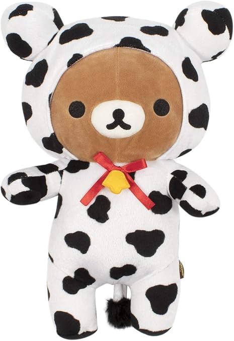 Rilakkuma Series Dressed as Cow Plush 