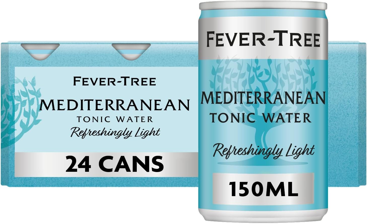 Fever-Tree Refreshingly Light Mediterranean Tonic Water 24x150ml