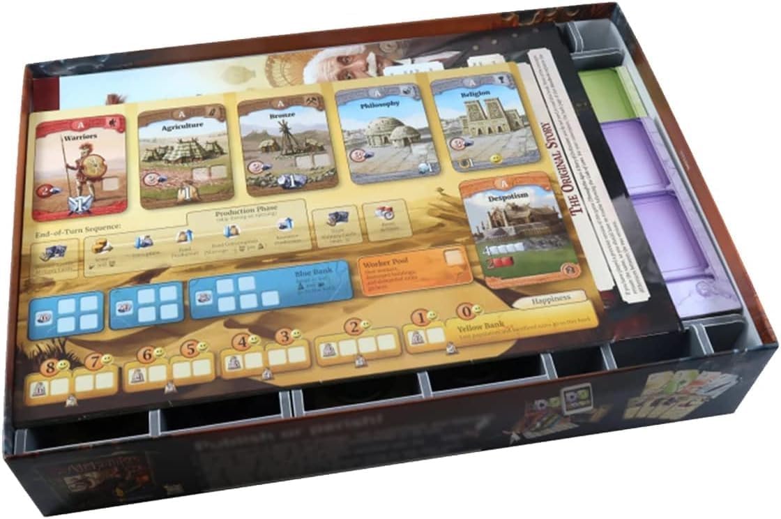 Folded Space Box Insert: Through The Ages: A New Story of Civilization