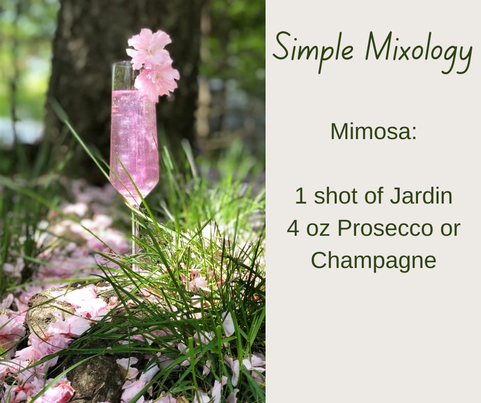 Miniatura 4 de JARDIN PREMIUM - Paquete de 3 mezcladores de cóctel sin azúcar, potenciador aromático del espíritu para cócteles y cócteles sin alcohol, jarabe de