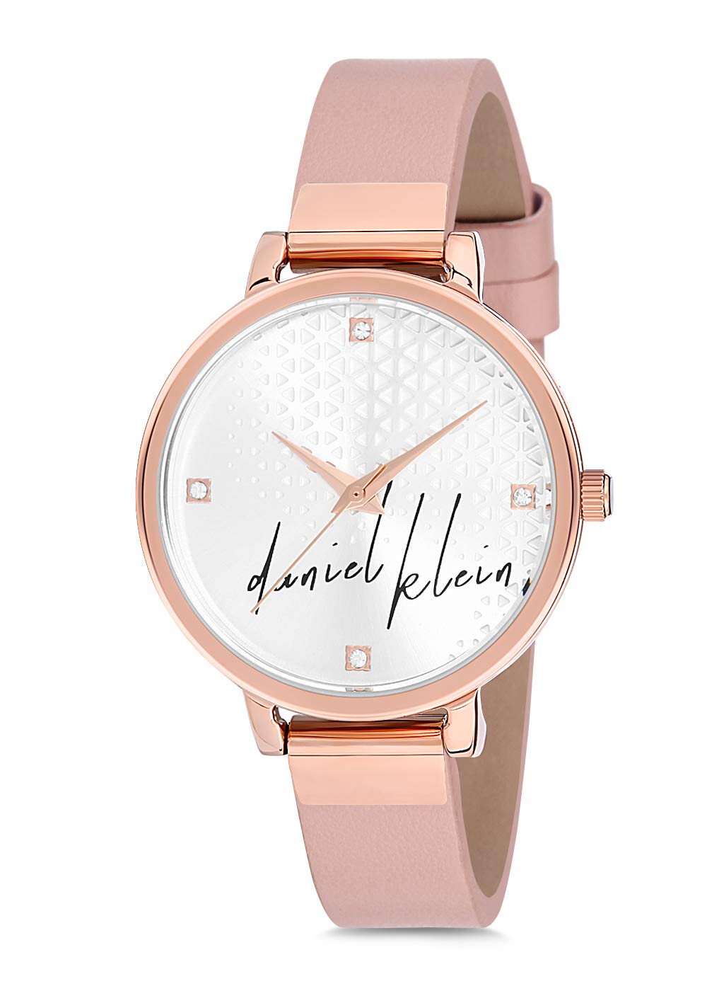 Daniel Klein Womens Quartz Watch, Analog Display and Leather Strap DK12181-3