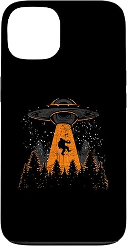Funda para iPhone 13 Bigfoot Sasquatch UFO Alien Abduction Yeti Cryptid Bigfoot