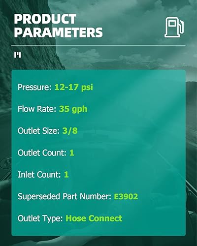 Miniatura 7 de SCITOO Compatible con bomba de combustible Umiversal eléctrica de alto rendimiento para Chevy Blazer Celebrity Citation V2500 Suburban E3268