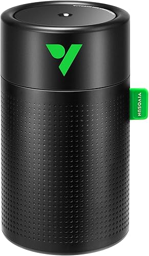 VIVOSUN AeroStream U075 Humidificador USB, 25.4 onzas líquidas de niebla fría mini humidificador con 2 modos de niebla, apagado automático, control