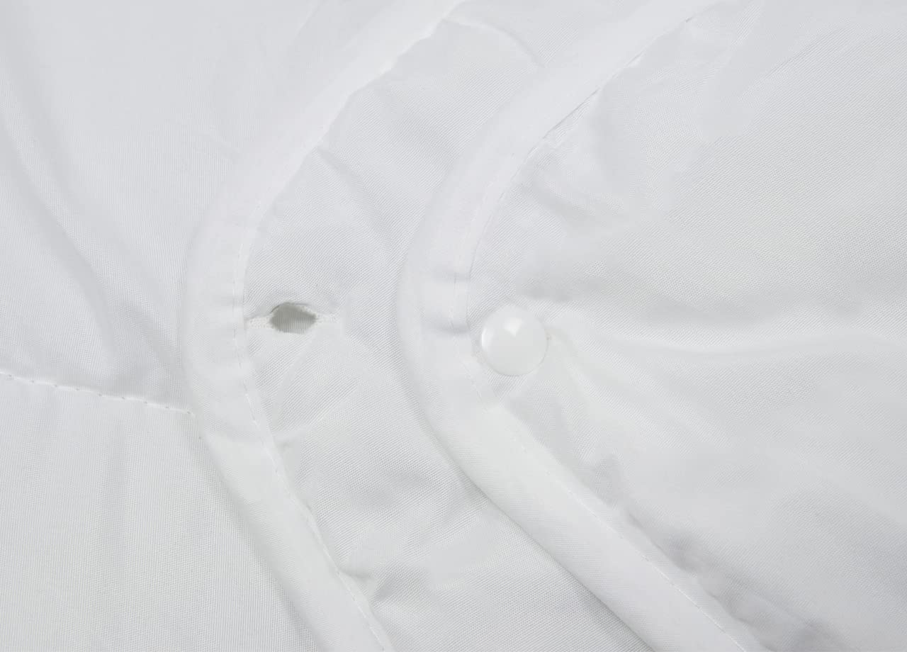 Piumone Letto Trapunta Bianca Interna 4 Stagioni Estate Inverno Microfibra Anallergico Piazza E Mezza 4 Stagioni