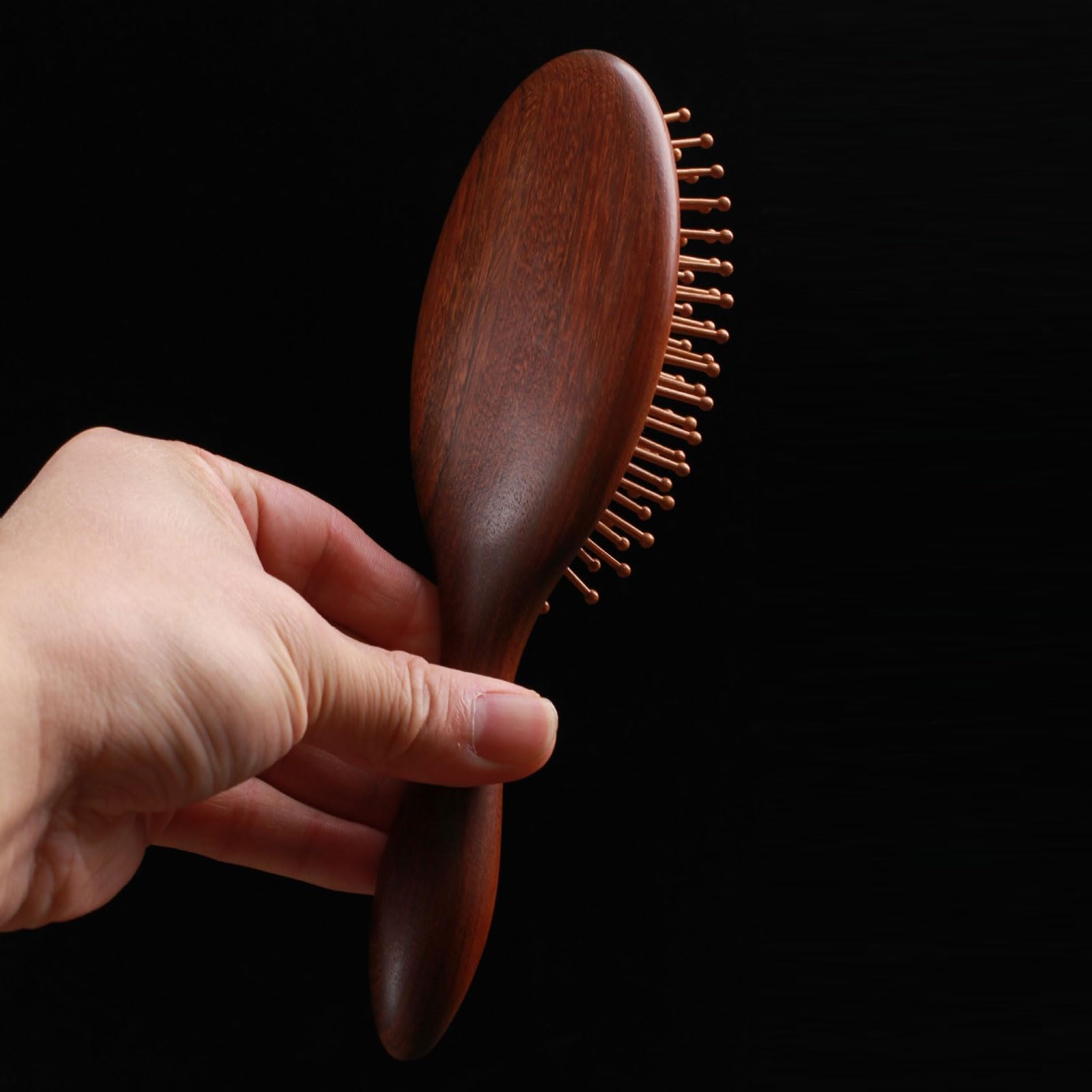 Hair Brush, Sandalwood Wooden Massage Comb - Image 4