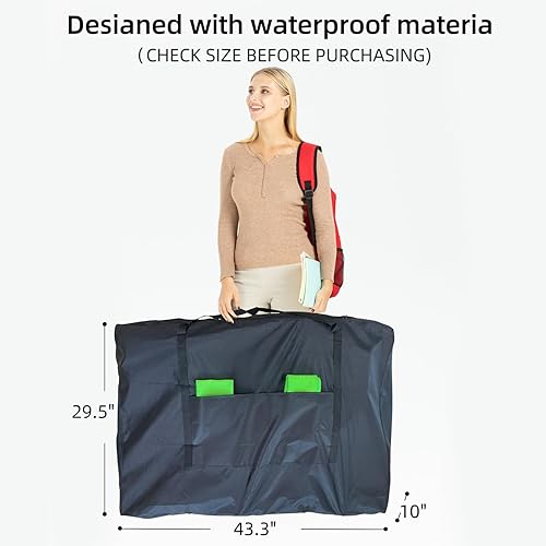 Miniatura 2 de EVEME Bolsa de viaje grande Rollator para avión, bolsa de silla de ruedas para avión, sillas de transporte - para caminante plegable, bolsa de