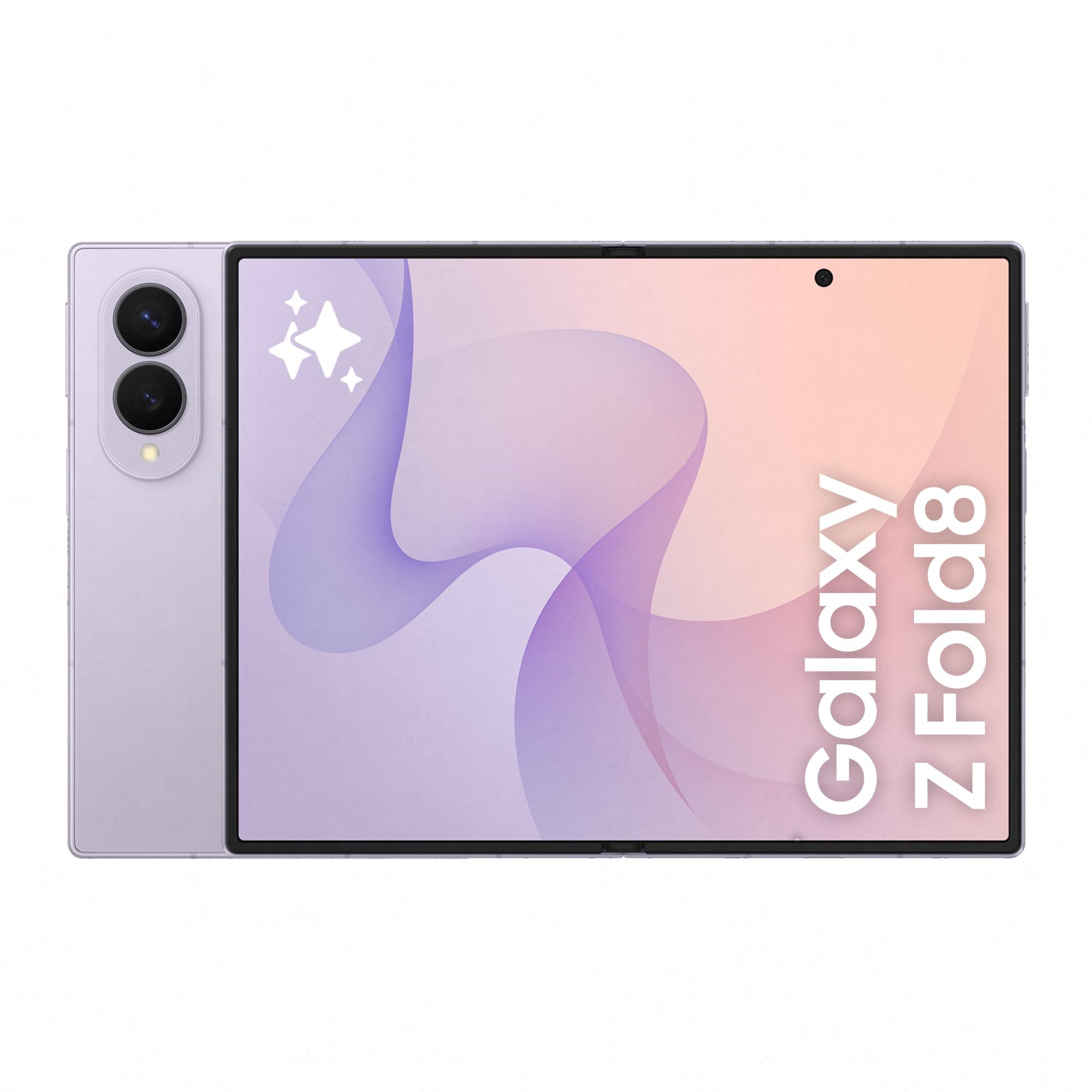 Samsung Galaxy Z Fold8, 256 GB, Teléfono Móvil, Lavanda | Smartphone Android con IA, Pantalla Idónea para Redes Sociales, Cámara Dual 50MP, Batería 4800mAh, Garantía 3 Años + 1 extra