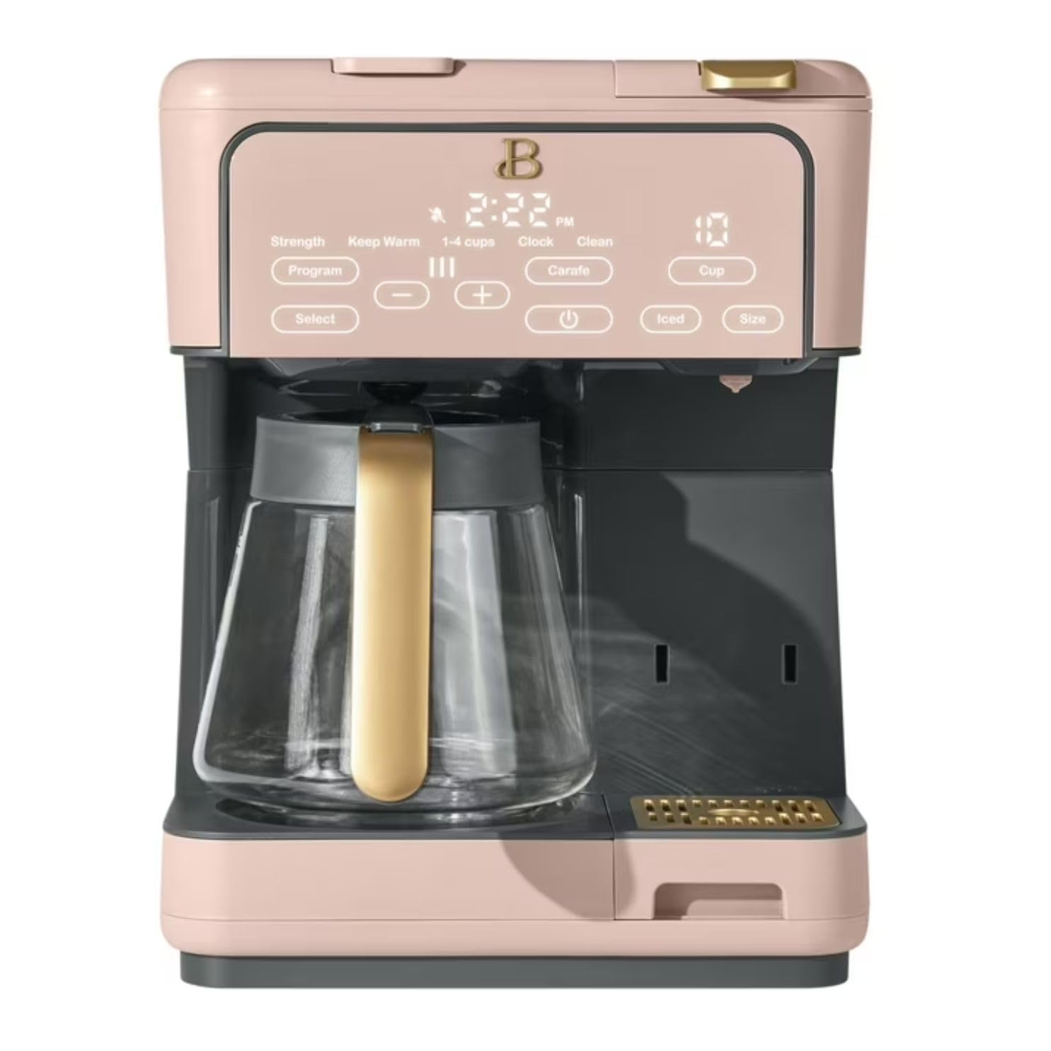 Multi-Brew Coffee Maker, 12-Cup Carafe + Single-Serve, Pods or Grounds, Over Ice, Touch Display by Drew Barrymoree.