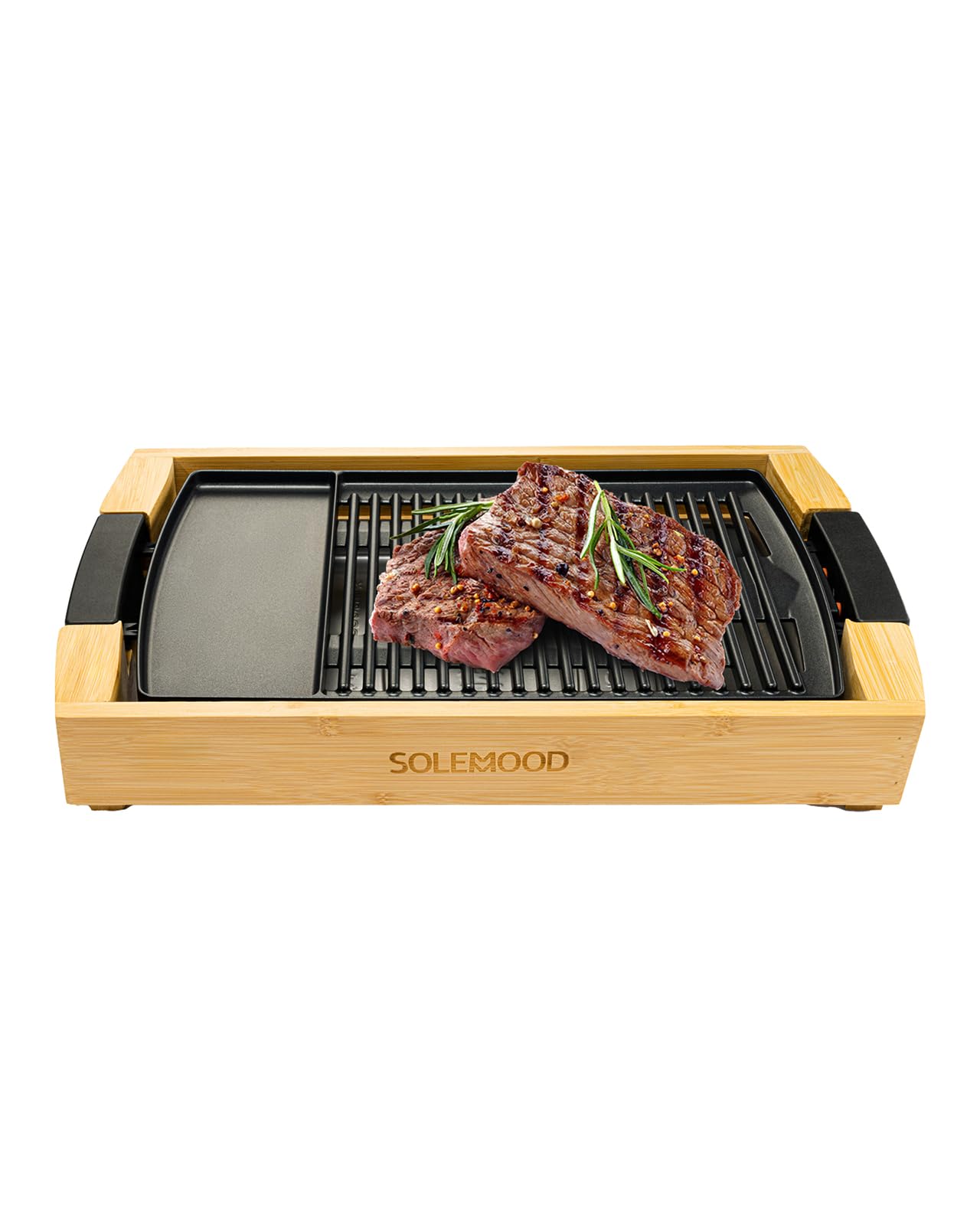 Amazon | SOLEMOOD ホットプレート 焼肉プレート 1200W 高火力 減煙 油