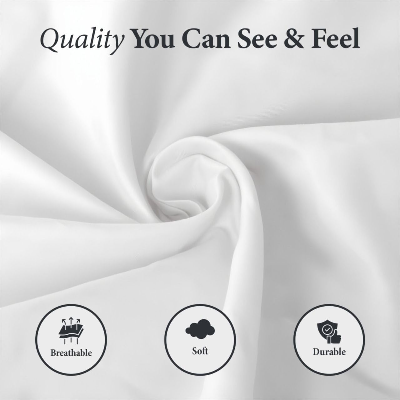 Linteum Textile Percale Flat Bed Sheets - 6 Pack, 108x110 Inches - King White Cotton Blended Top Sheet 200 Thread Count, Shrinkage & Fade Resistant - Ideal for Hotel, Motel & Rental Properties