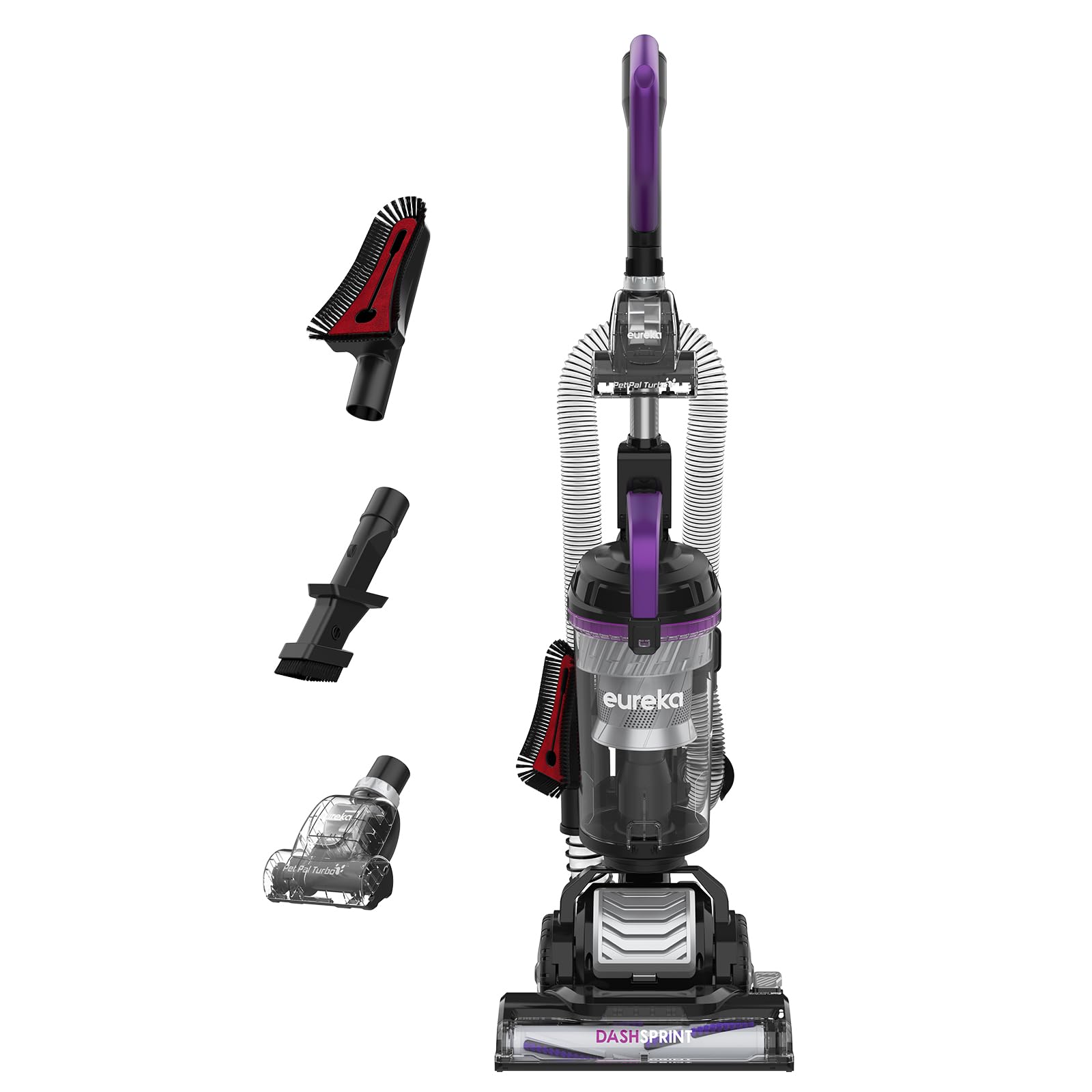 EUREKAUEU620 PET PRO, Upright Vacuums, Black & Purple, 700 W, 2.2 liters, 80 Decibeles