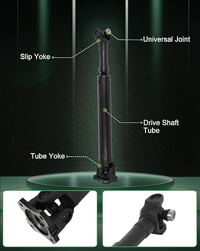 Vista 65 de SCITOO Longitud del eje de hélice del eje de transmisión delantero 36.2 pulgadas compatible con 2001-2004 para Jeep Grand para Cherokee 4.0L