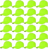 Vista 60 de Falari - 24/144 unidades de gorra de béisbol unisex, lisa y de tamaño ajustable, venta al por mayor