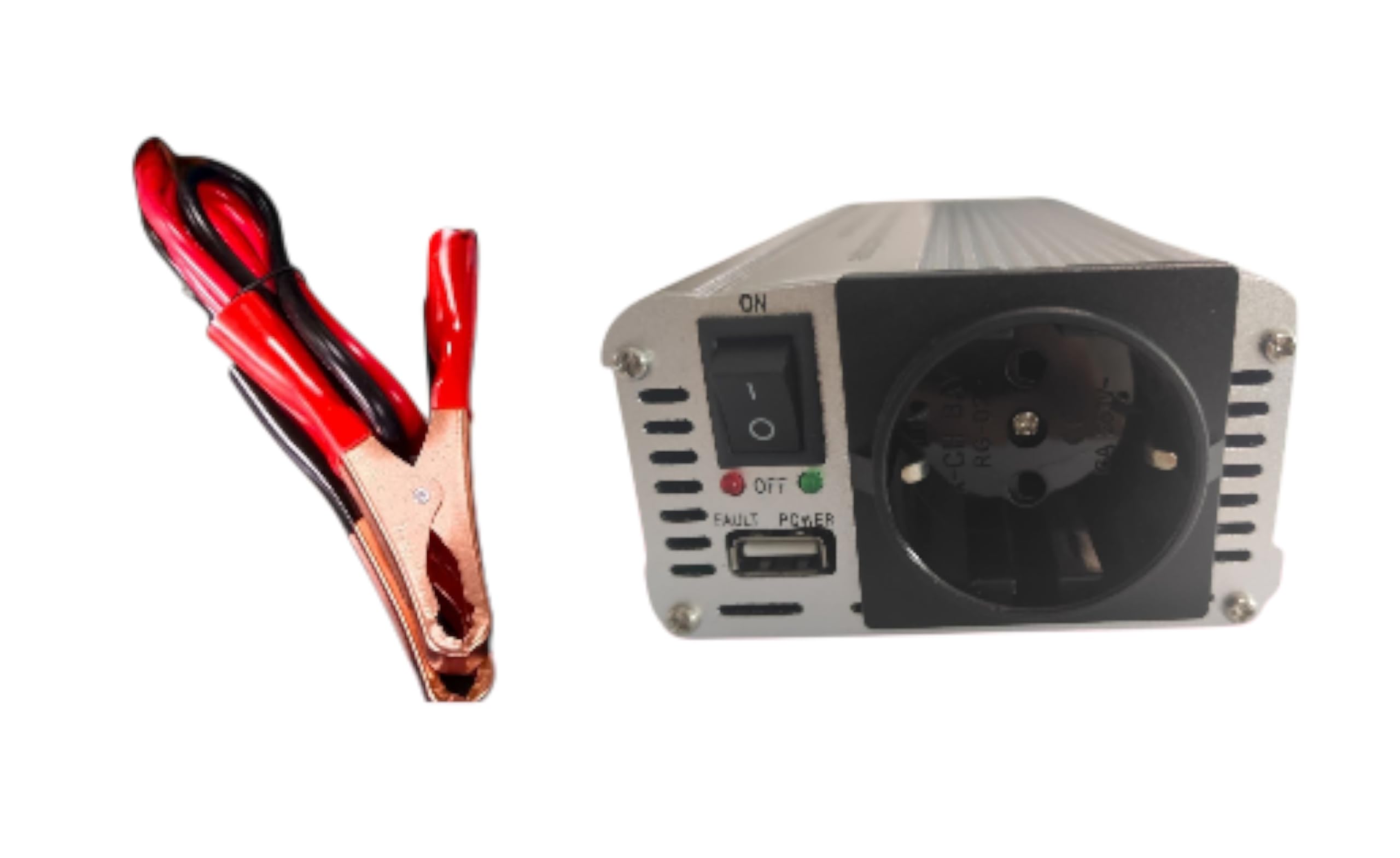 Convertisseur de Tension 12V vers 220V, 1200W, Onde modifiée, USB 5V, Protections intégrées