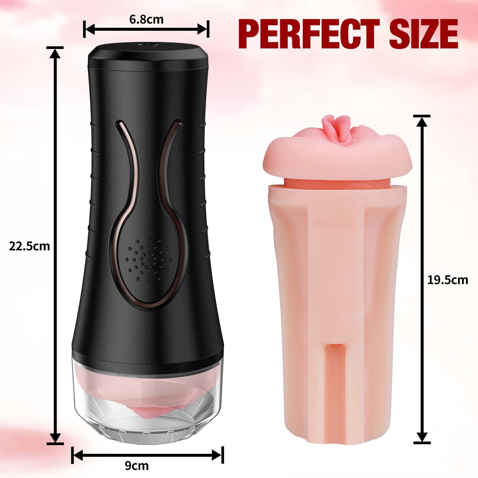 Amazon.com: Mens Sex Toys Male Masturbator, Vibrating Masturbator  Squeezable Pocket Pussy for Men with 7.5" Depth Lifelike Textured Vagina,  Plump and Soft Fleshy Masturbating Stroker Toys, Adult Sex Toys for Men :