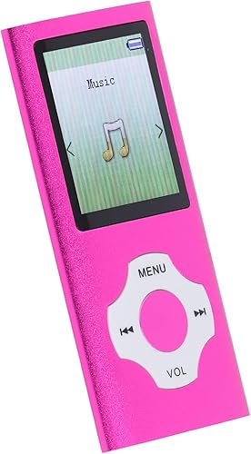 Reproductor MP3 MP4, reproductor de música con Bluetooth5.0, pantalla a color de 1.8 pulgadas, sonido HiFi, reproductor de música de video