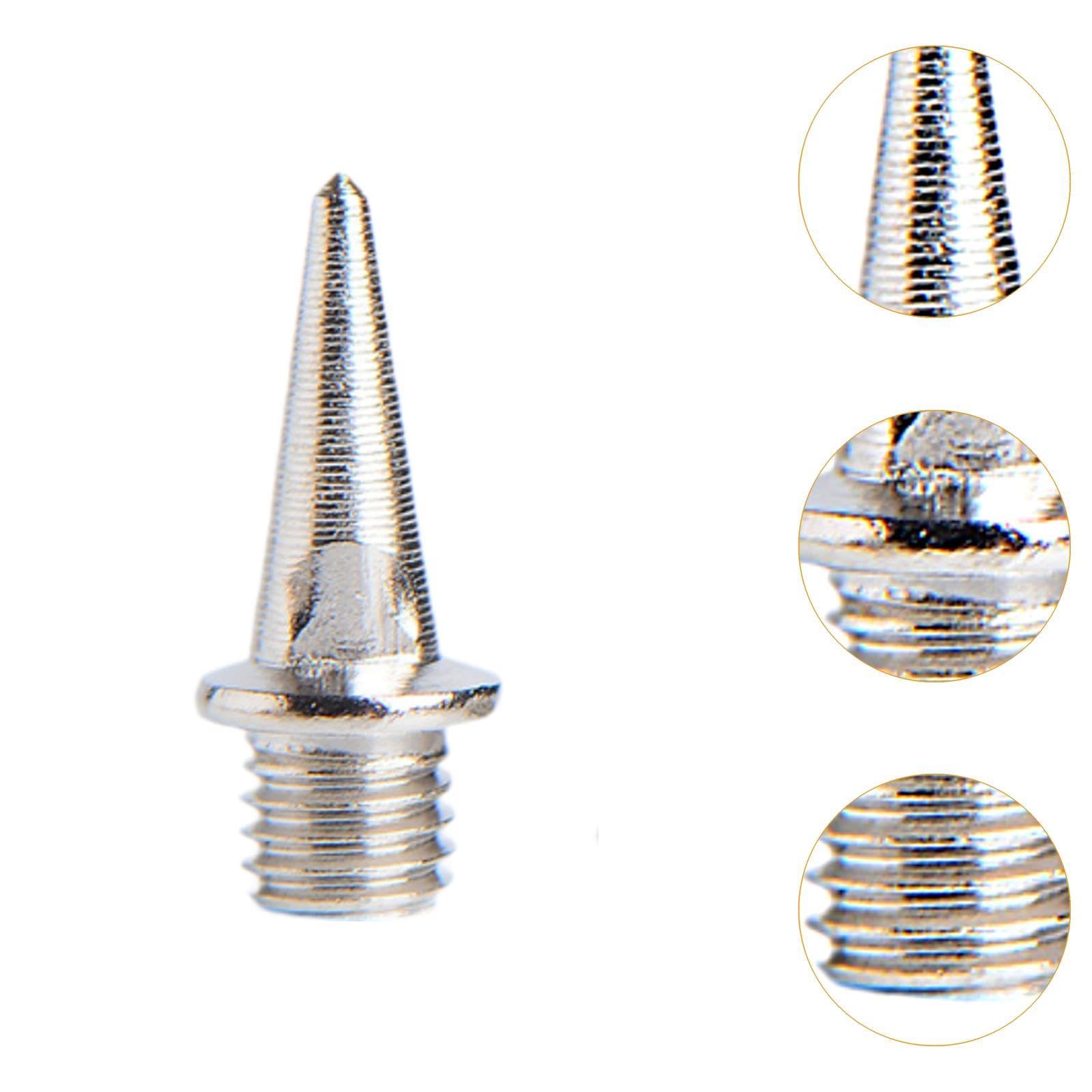 Colcolo 16 Pezzi chiodi per scarpe chiodate 12 mm, Chiodi Sostitutivi Per Scarpe Da Corsa, Tacchetti da Calcio per Pista e Campo Acciaio Pratici Chiodi di Ricambio per Trekking Sprint Allenamento