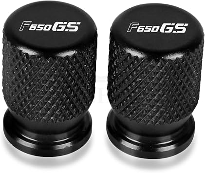TIRE CAPS Motorcycle Accessories for B F650GS 2000-2012 2011 2012 F650 GS Dakar CNC Vehicle Wheel Tire Valve Stem Caps CoverBlack