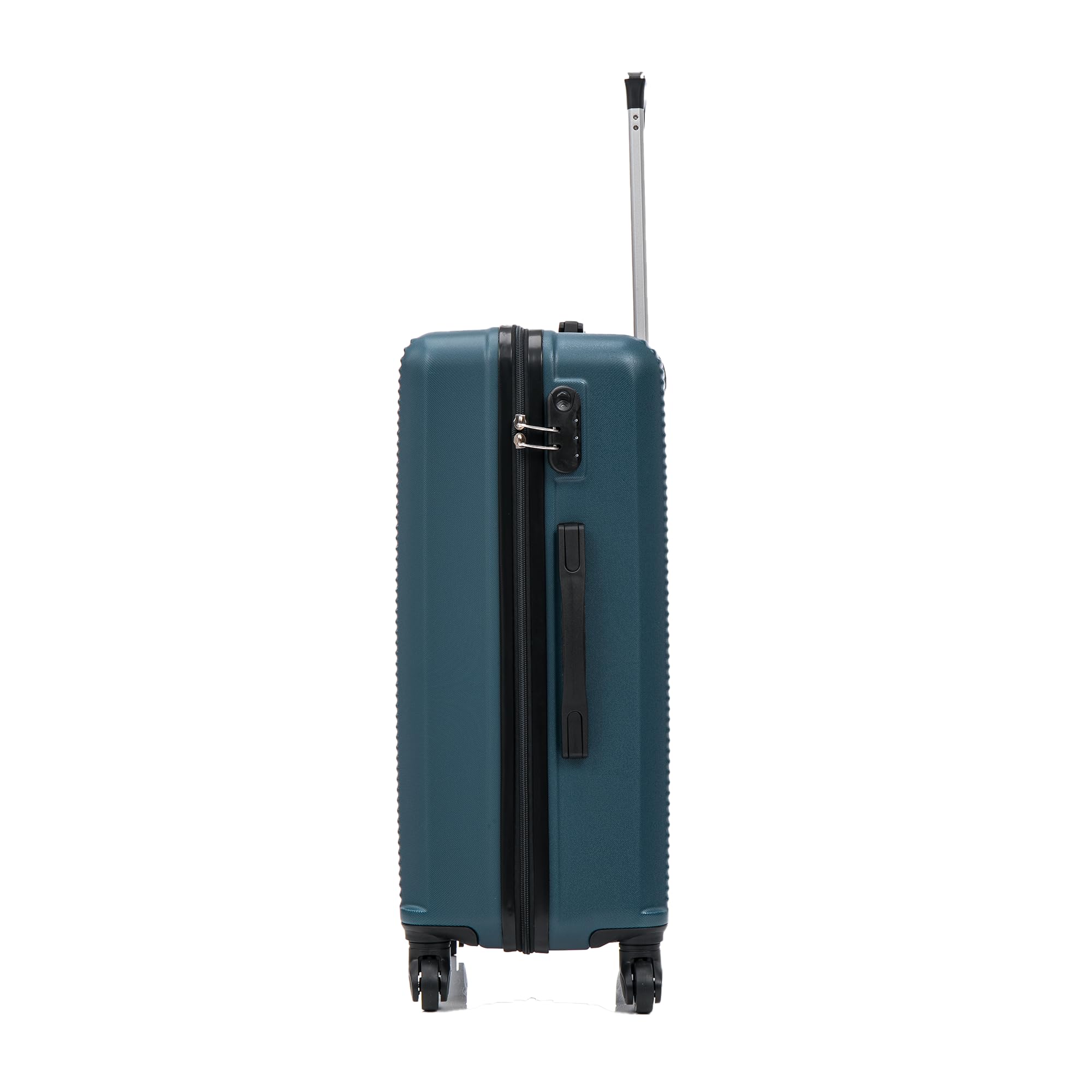 CELIMS - Średnia Walizka Sztywna na 4 kółkach Lekka Bagaż Rejestrowany 23kg 65cm | Zamek Zintegrowany | ABS | Średni Bagaż na 4 kółkach 65cm | Walizka Weekendowa | Zielony