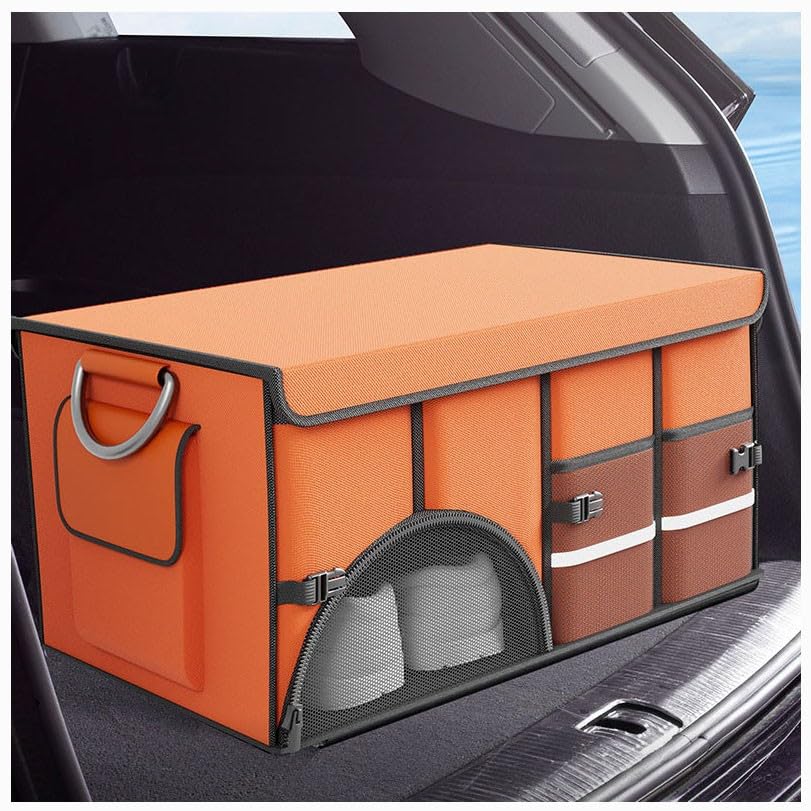 Rangement coffre voiture pour Kia Optima(2018-) accessories organisateur de coffre de voiture Pliable & Gain de Place Résistant Facile à Nettoyer