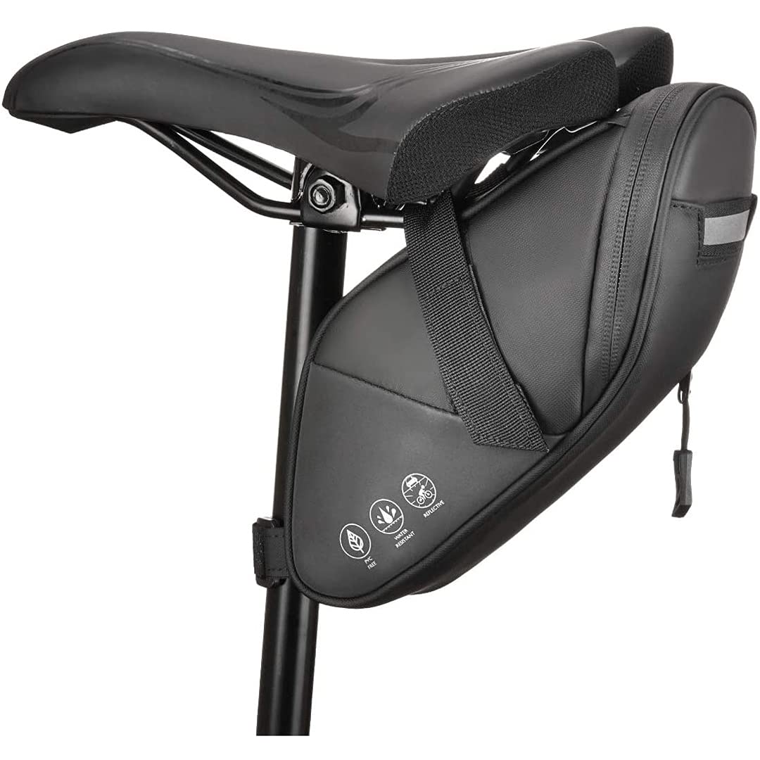 Sac de queue de vélo étanche pour réparer une crevaison et rester visible la nuit
