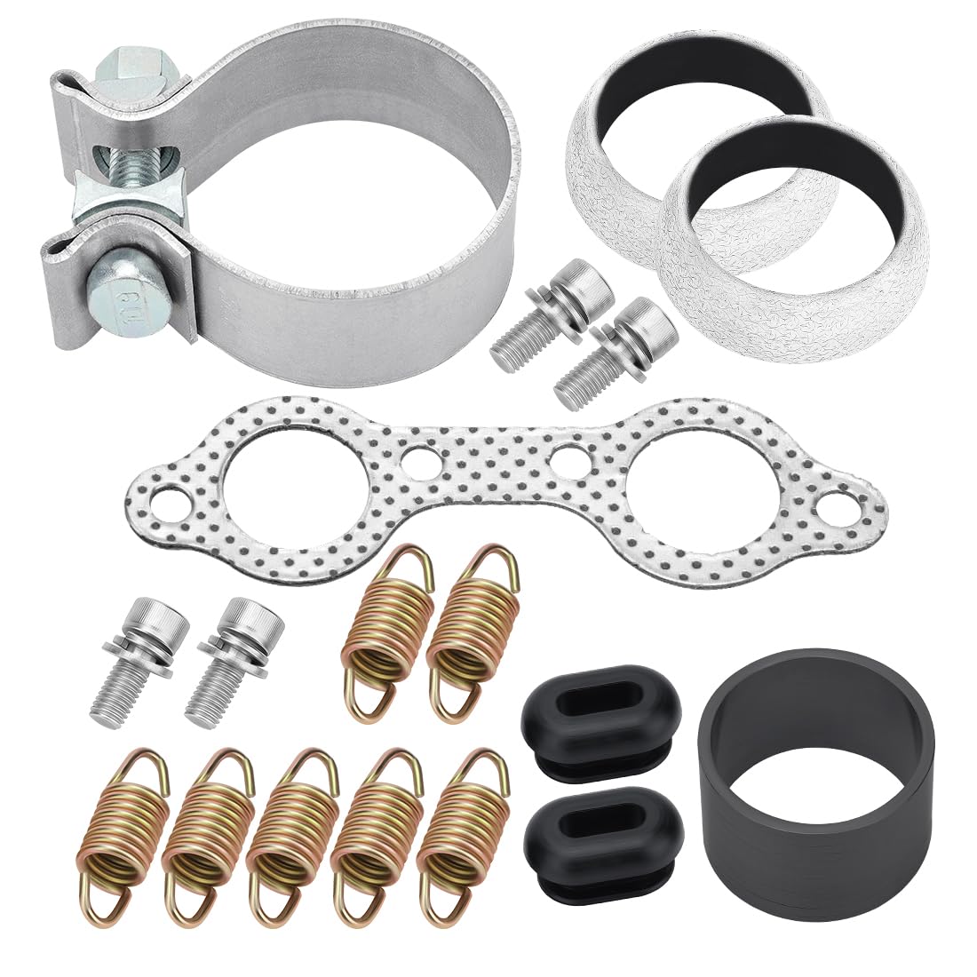Kit guarnizioni collettore scarico con molla per Polaris RZR 800 2008-2011 7081382 5250091 5811511 3610047