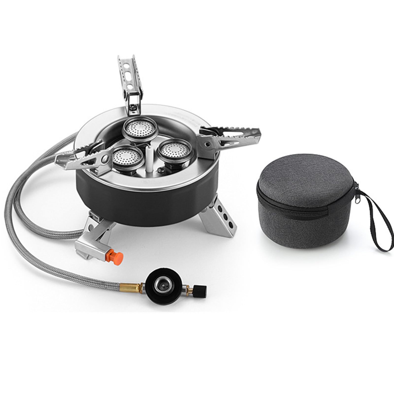 Réchaud à gaz d'extérieur pour camping barbecue pique-nique 3 têtes 6800W