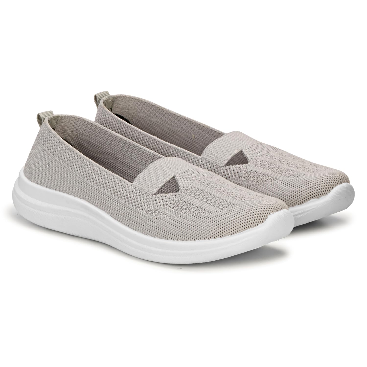 Hanna Womens Casual Knitted Sole Comfortable Slip On Sneaker for Office Wear (Grey-7) (B0DD44TF4B) Amazon Price History, Amazon Price Tracker