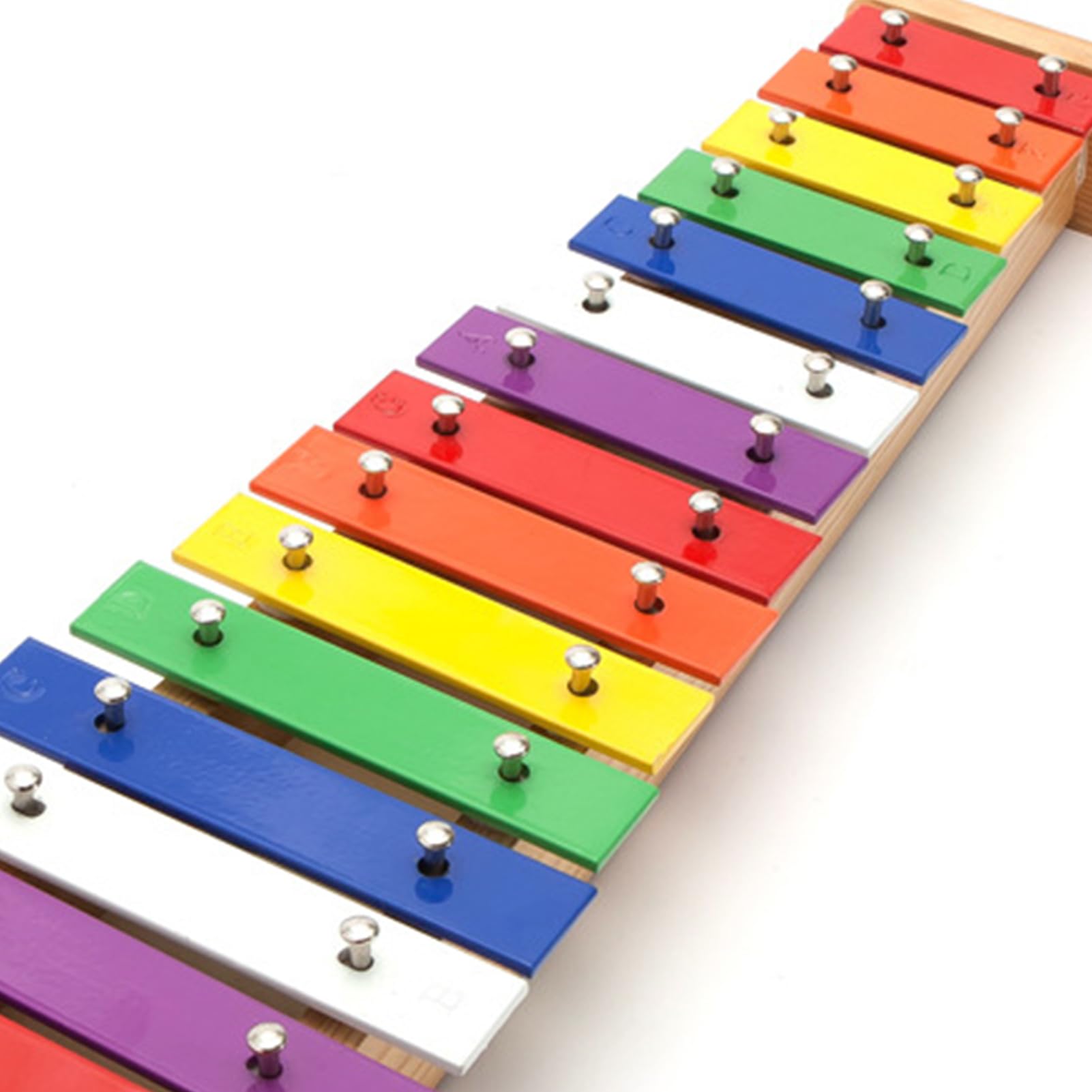Xilófono de madera de 15 tonos, xilófono educativo colorido con baquetas Xilófonos Instrumentos musicales para el aprendizaje de educación temprana