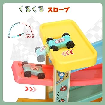 Amazon.co.jp: Button Moon くるくるスロープ スロープおもちゃ