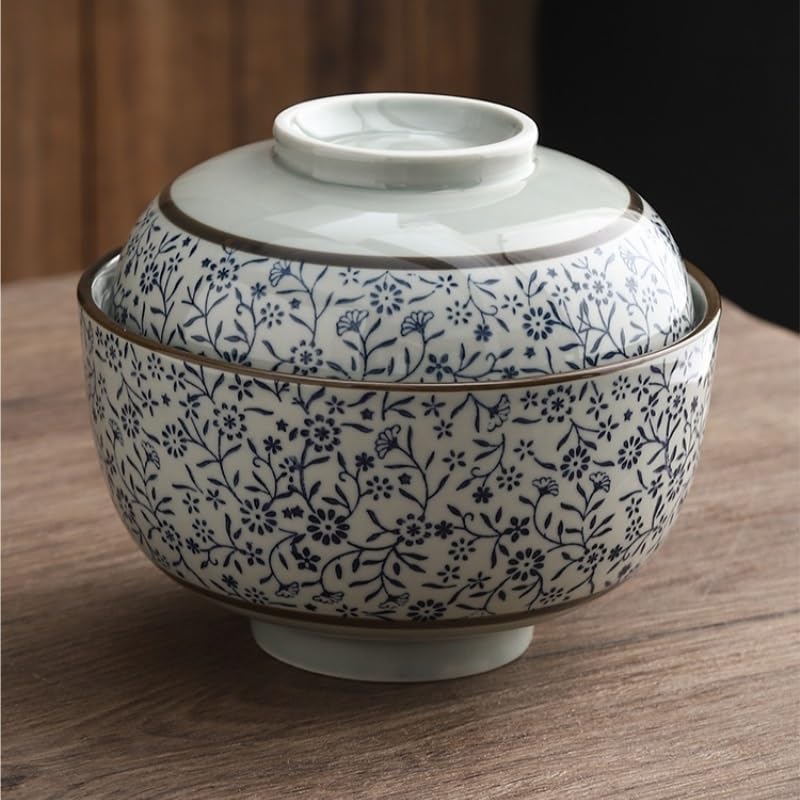 Miski do Ramen Miska na owoce 6,5 cala Ceramiczna miska do zupy Ceramiczna miska na makaron Instant Restauracja Gotowana na parze miska na warzywa chińska miska deserowa salaterka talerze obiadowe