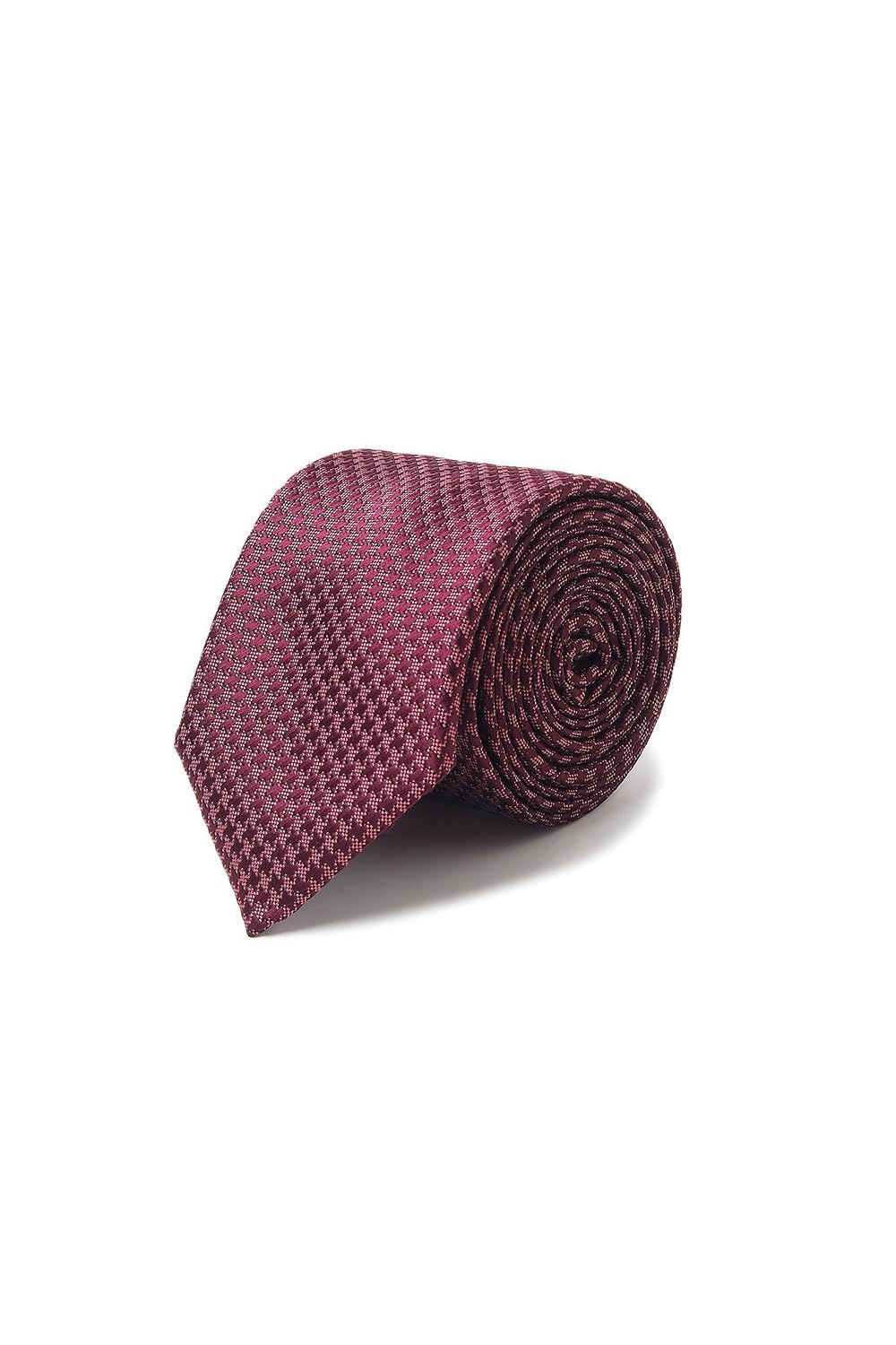 allen solly Men Maroon Embroidered Formal Tie-picture-35