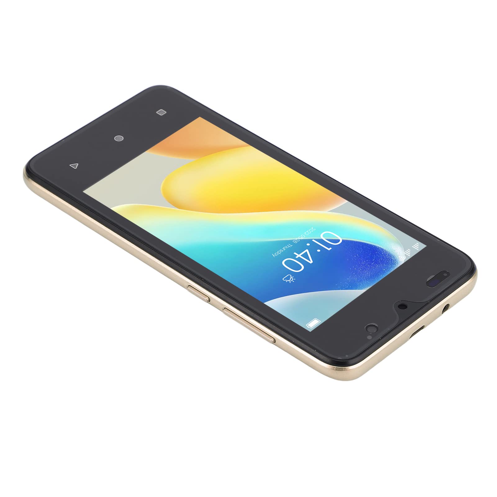 Odblokowany Smartfon Y53S dla Androida, Odblokowany Telefon Komórkowy z Dwoma Kartami SIM, Pamięć RAM 2 GB ROM 32 GB, Rozpoznawanie Twarzy, Smartfon 3G dla Seniorów i Dzieci,