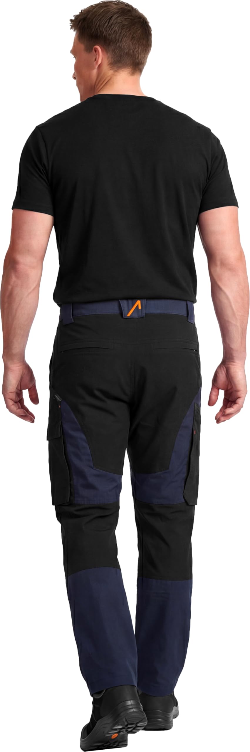 ACE Constructor Pantaloni da Lavoro ibridi Lunghi da Uomo - Pantaloni Cargo Outdoor con Cordura ed Elastico Elasticizzato per Uomo - 44 a 66