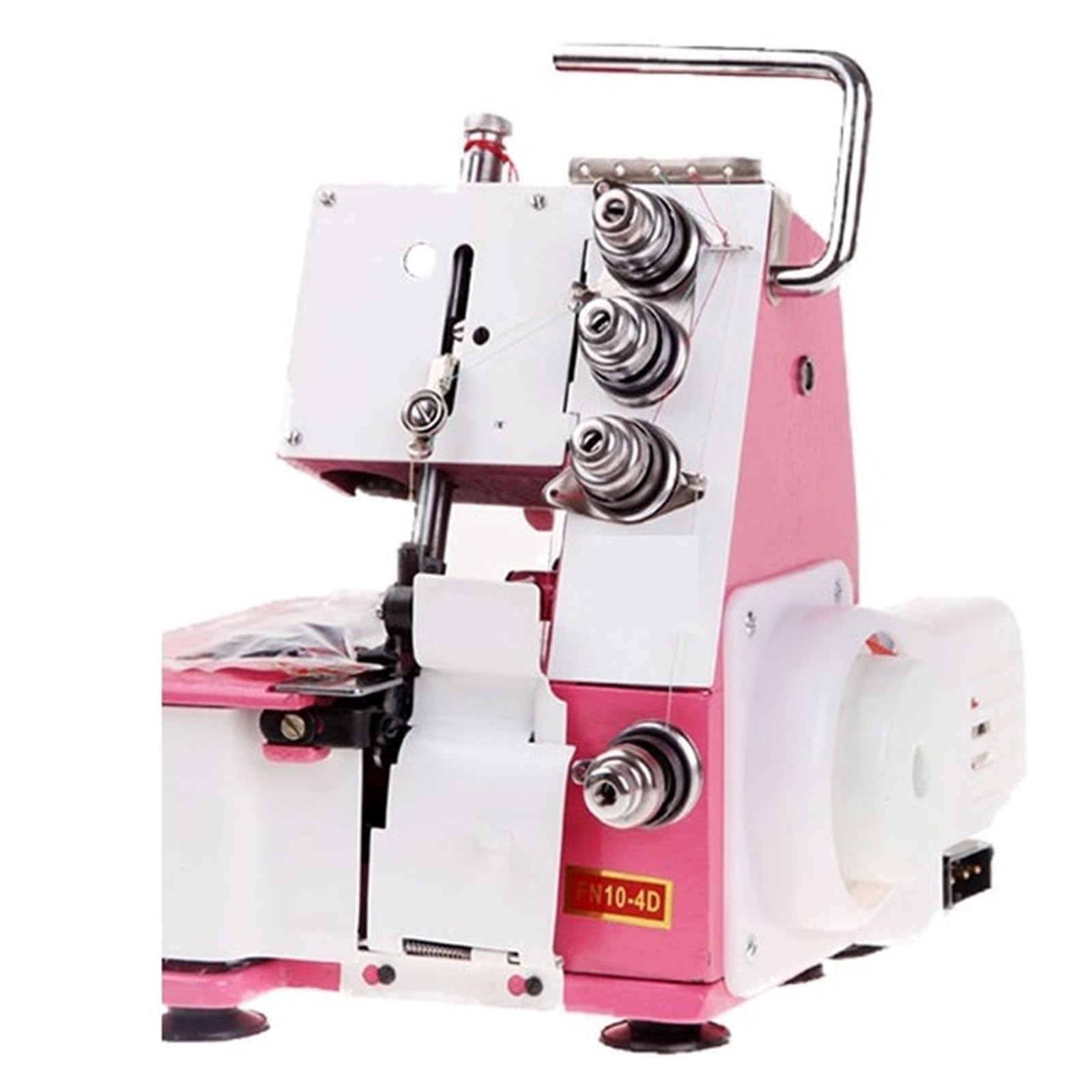 Máquina de Coser overlock de Cuatro líneas, máquina overlock portátil, máquina de Coser eléctrica de 4 líneas, fácil de Usar.,Type C