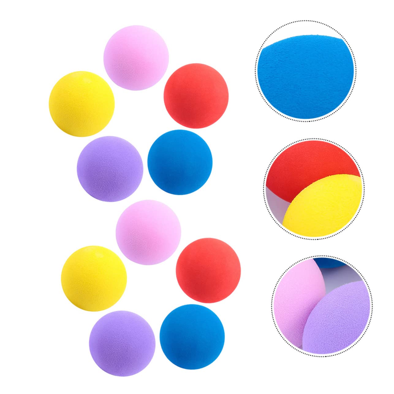HEMOTON Golf Üben Indoor-Training Indoor-bälle Groß Für Ball Übungsbälle Synthesekautschuk