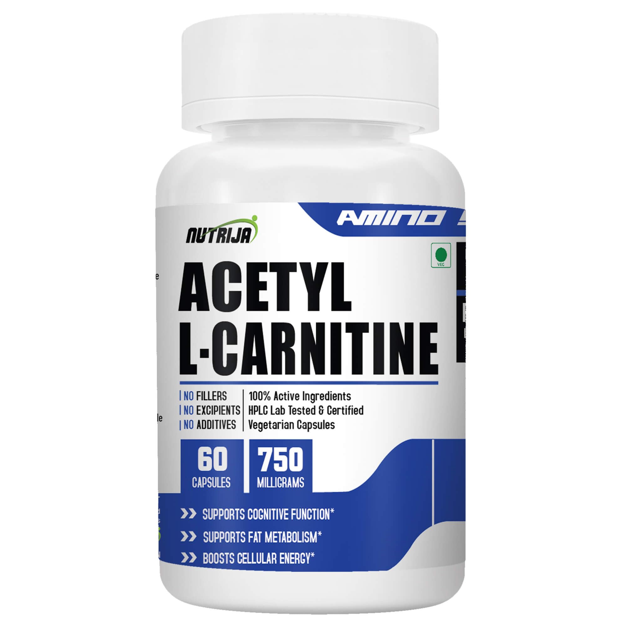 NutriJa Acetyl L-Carnitine 750mg - 60 Capsules-image-9