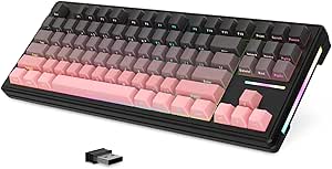 LexonElec K6 Wireless Echanical Keyboard With White Cloud Wrist Rest - View #10