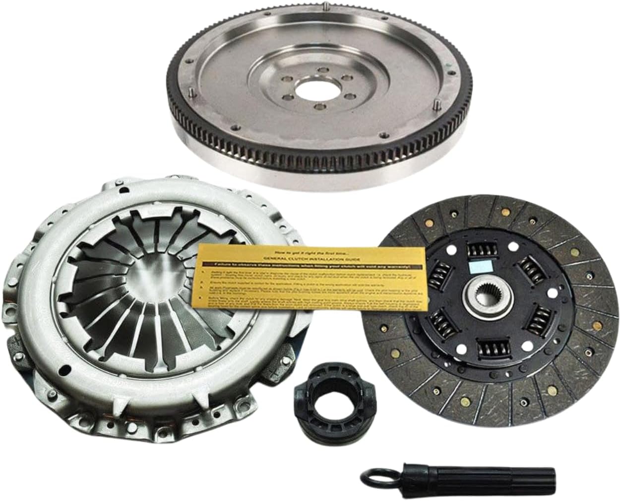 EFT HD Clutch Kit With Flywheel For 1998-2006 Volkswagen Beetle, Golf, and Jetta GL and GLS 2.0L Engine MK4 AEG SOHC - Enhanced Performance and Durability - Comes with 12 Month Brand Warranty